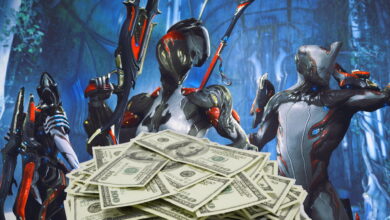El artista gana tanto dinero con máscaras de Warframe que financia a toda su familia