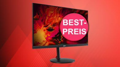 Monitor de juegos Acer con hasta 390 Hertz al precio más bajo en Cyberport.de