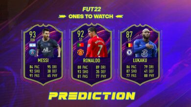 FIFA 22: Predicción OTW - Cartas especiales para ver