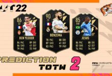 FIFA 22: TOTW 2 - Predicción del nuevo equipo de la semana