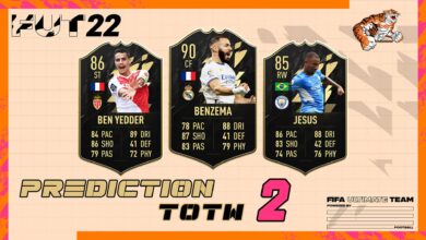 FIFA 22: TOTW 2 - Predicción del nuevo equipo de la semana