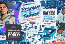 FIFA 22: se ha anunciado un kit de celebración dedicado a David Beckham