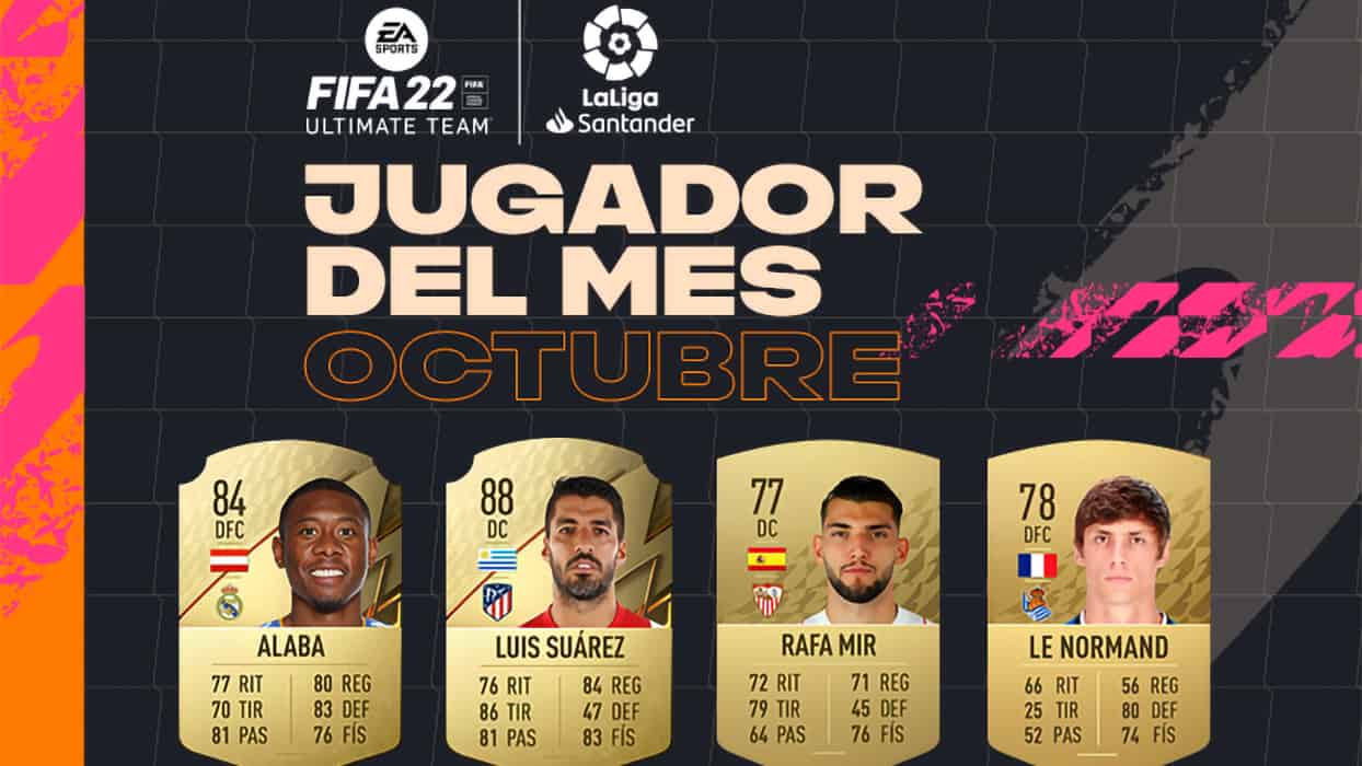 FIFA 22: Nominaciones de La Liga al POTM de octubre