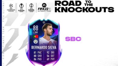 FIFA 22: SBC Bernardo Silva RTTK - Soluciones para canjear la tarjeta Road To The knockouts