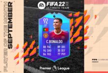 FIFA 22: SBC Cristiano Ronaldo POTM Septiembre Premier League - Requisitos y soluciones