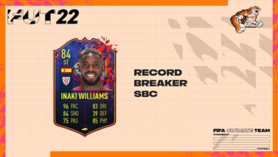 FIFA 22: SBC Inaki Williams Record Breaker - Soluciones para canjear la tarjeta especial