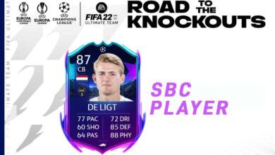 FIFA 22: SBC Matthijs De Ligt RTTK - Soluciones para canjear Road To The Knockouts Card