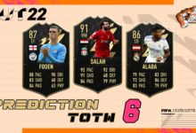 FIFA 22: TOTW 6 - Predicción del nuevo equipo de la semana