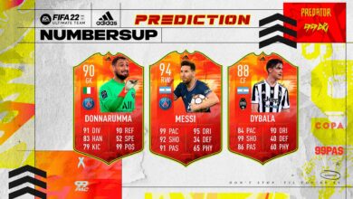 FIFA 22: Prediction NumbersUp - Las cartas de eventos de Adidas