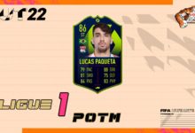 FIFA 22: Lucas Paqueta POTM Octubre Ligue 1 SBC - Requisitos y soluciones