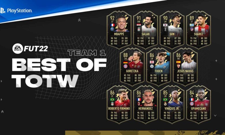 FIFA 22: Lo mejor de TOTW: los mejores jugadores del Equipo de la semana disponibles en paquetes