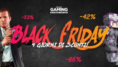 Black Friday Instant Gaming: cuatro días de promociones con increíbles descuentos