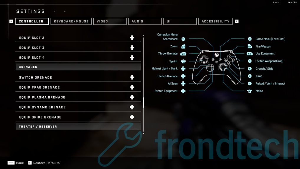 Cómo cambiar granadas en Halo Infinite