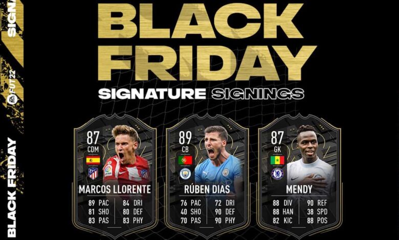 FIFA 22: Firmas de firmas de lanzamiento mini: aquí están las nuevas tarjetas del Black Friday