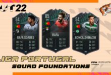 FIFA 22: Objetivos Rafa, Soares y Goncalo Inacio Liga Portugal Squad Foundations - Requisitos