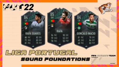 FIFA 22: Objetivos Rafa, Soares y Goncalo Inacio Liga Portugal Squad Foundations - Requisitos