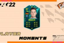 FIFA 22: SBC Julian Draxler Moments - Descubre los requisitos y las soluciones