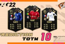 FIFA 22: TOTW 10 - Predicción del nuevo equipo de la semana