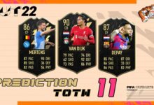 FIFA 22: TOTW 11 - Predicción del nuevo equipo de la semana