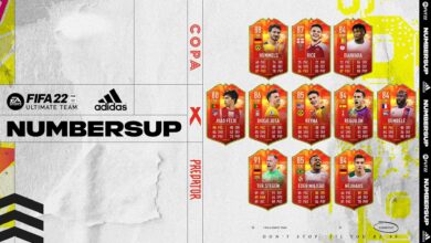 FIFA 22: Team NumebersUp - Aquí están las cartas de la promoción de Adidas