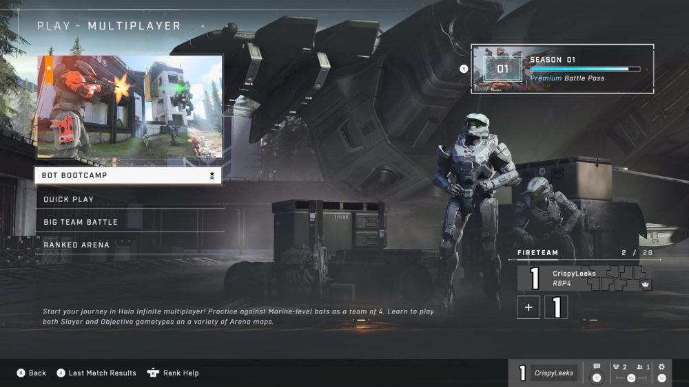 Multijugador de pantalla dividida de Halo Infinite