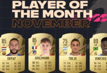 FIFA 22: Nomination POTM de Noviembre de La Liga