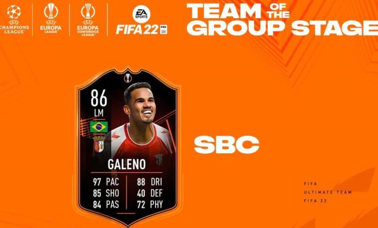 FIFA 22: SBC Galeno TOTGS - Soluciones para canjear la tarjeta especial