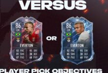 FIFA 22: Everton Versus Objectives - Requisitos para canjear la tarjeta especial