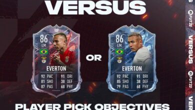FIFA 22: Everton Versus Objectives - Requisitos para canjear la tarjeta especial