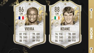 FIFA 22: DCP Icon Base de Vieira y Mid de Keane disponibles