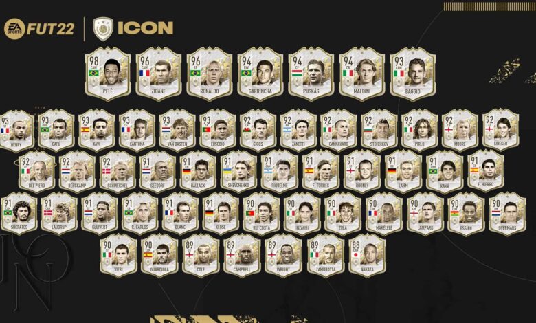 FIFA 22: Icon Prime - Primer grupo disponible en sobres FUT