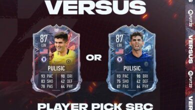 FIFA 22: SBC Christian Pulisic Versus - Soluciones para canjear papel especial