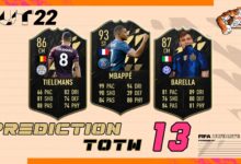 FIFA 22: TOTW 13 - Predicción del nuevo equipo de la semana