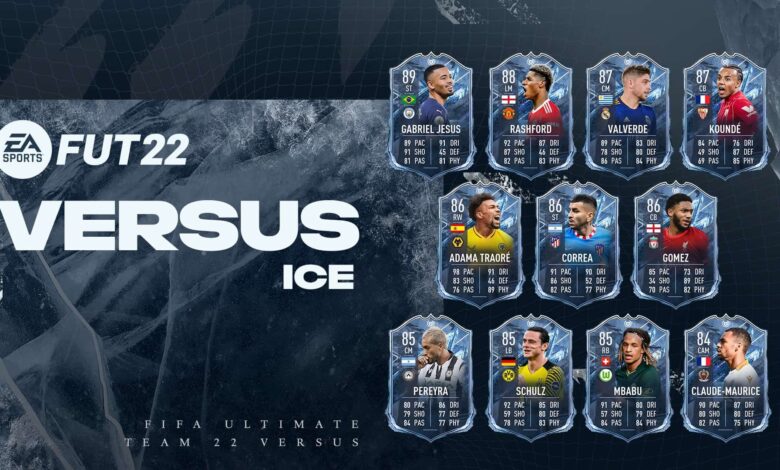 FIFA 22: Team Versus Ice disponible en paquetes