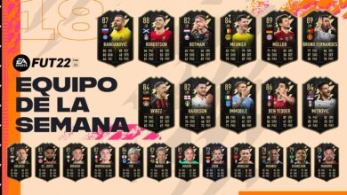 FIFA 22: TOTW 18 - El nuevo equipo de la semana disponible en sobres a partir de las 19:00