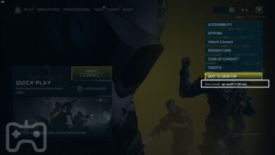 Cómo verificar la latencia de ping en Rainbow Six Extraction