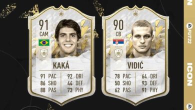 FIFA 22: Kaká y Vidic Icon Prime SBC disponibles