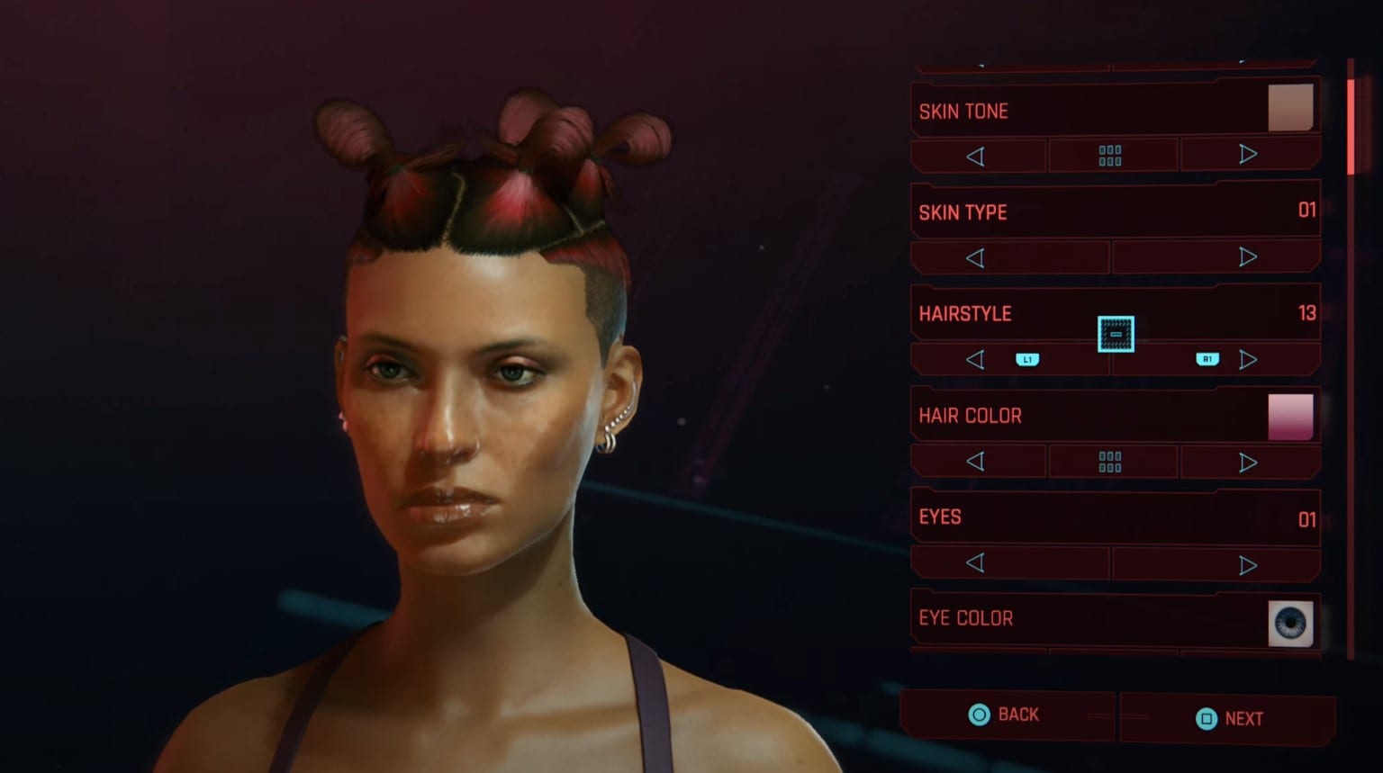 Cyberpunk 2077 peinados