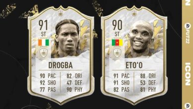 FIFA 22: Disponibili le SBC Icon di Drogba Prime ed Eto’o Mid