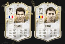 FIFA 22: Disponibili le SBC Icon di Zidane Base e Hagi Prime