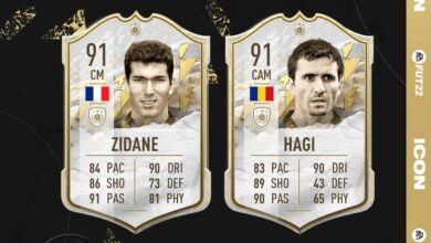 FIFA 22: Disponibili le SBC Icon di Zidane Base e Hagi Prime