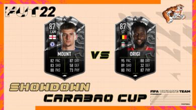 FIFA 22: SBC Mount vs Origi Showdown Carabao Cup – Soluzioni per sbloccare le carte speciali