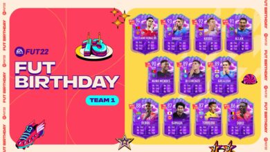 FIFA 22: Team 1 FUT Birthday – Svelate le carte speciali dell’anniversario