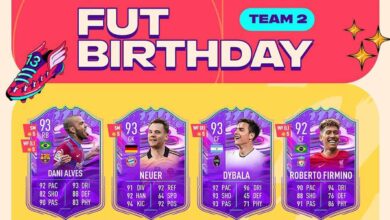FIFA 22: Team 2 FUT Birthday e Mini Release – Svelate le carte speciali dell’anniversario