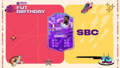FIFA 22: SBC Tanguy Ndombele FUT Birthday – Nuova SCR anniversario Ultimate Team