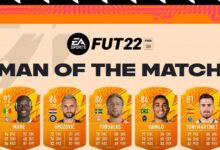 FIFA 22: MOTM 23 Aprile, le nuove carte Uomo Partita disponibili nei pacchetti dalle 19:00