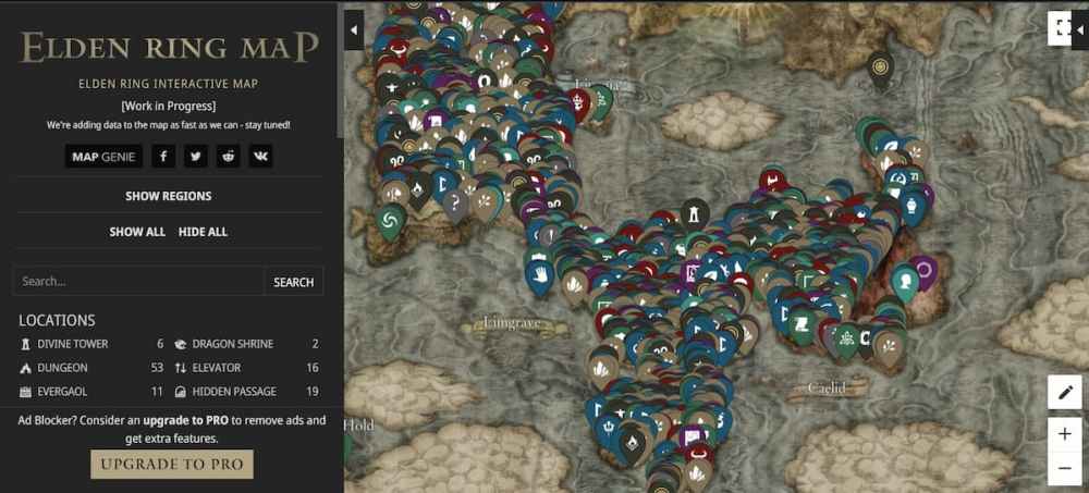 Mapa Genio para Elden Ring