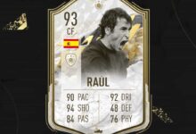 FIFA 22: Disponibile la SBC Icon di Raul Moments