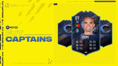 FIFA 22: SBC Pepe FUT Captains – Disponibile una nuova Sfida Creazione Rosa