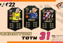 FIFA 22: TOTW 31 Prediction della nuova squadra della settimana